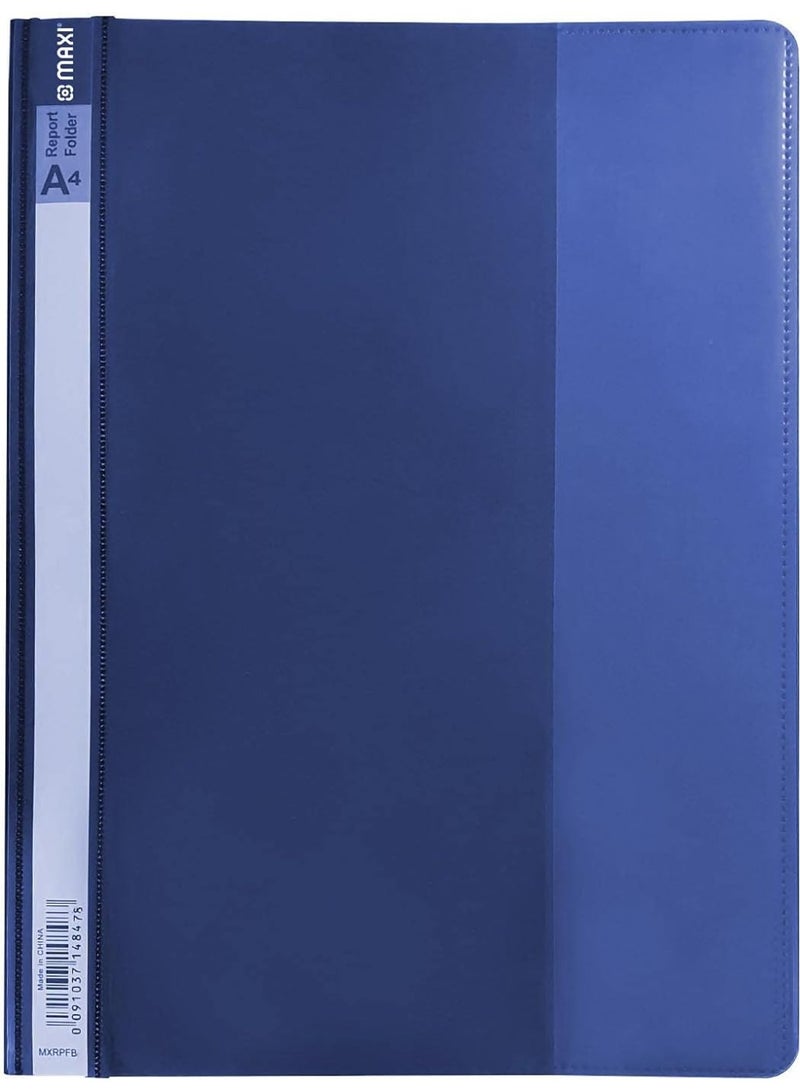 Maxi 5-Piece A4 Report File Blue Cover - Image 2